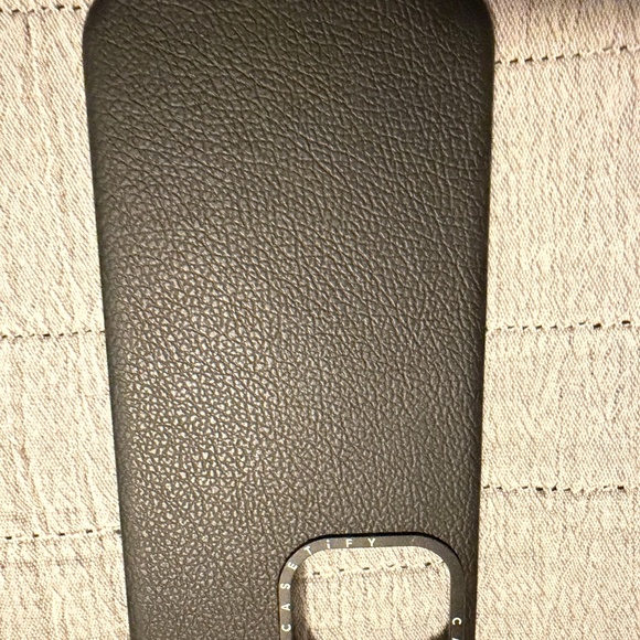 Caseify Iphone 14 Pro Max Pebbled Case in Black - Picture 2 of 7